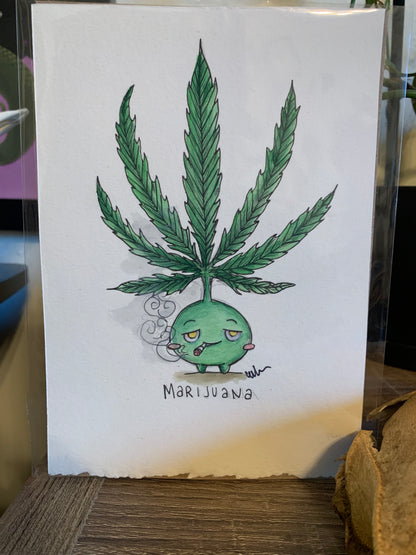 Plant friends illustrations