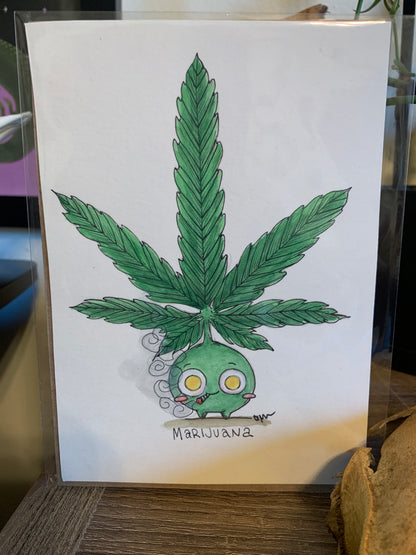 Plant friends illustrations