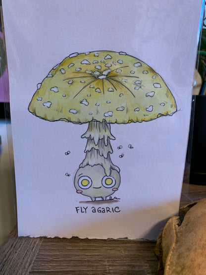 Fungi friends illustrations