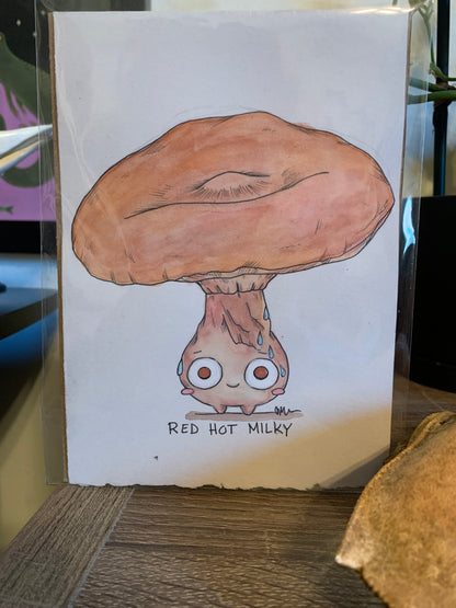Fungi friends illustrations
