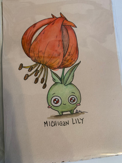 Plant friends illustrations
