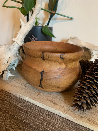 Spalted dip altar bowl