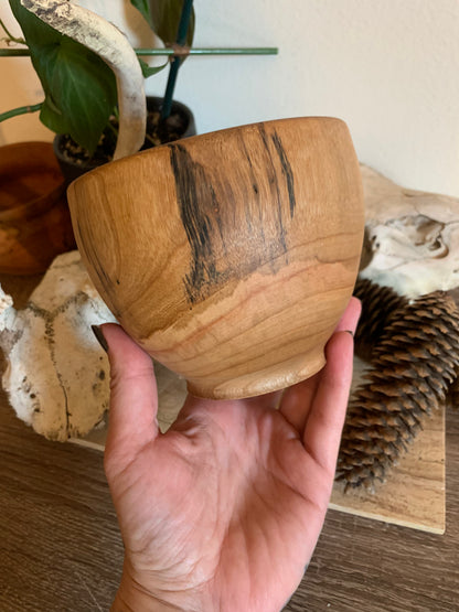 Spalted stripe altar bowl