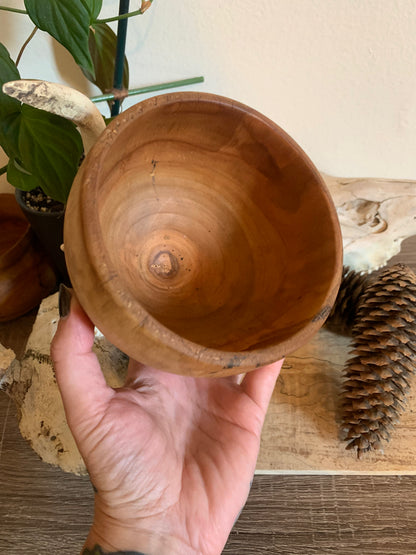 Spalted stripe altar bowl
