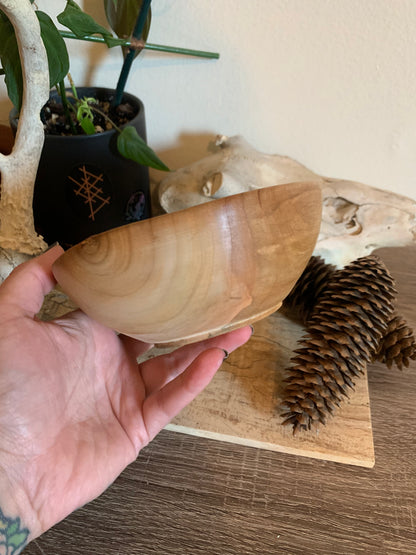 Light and little altar bowl