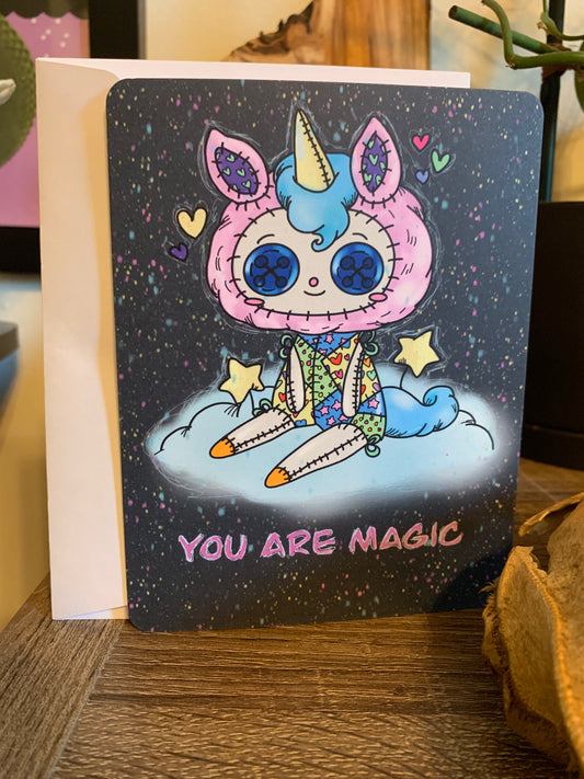 You are Magic Greeting Card