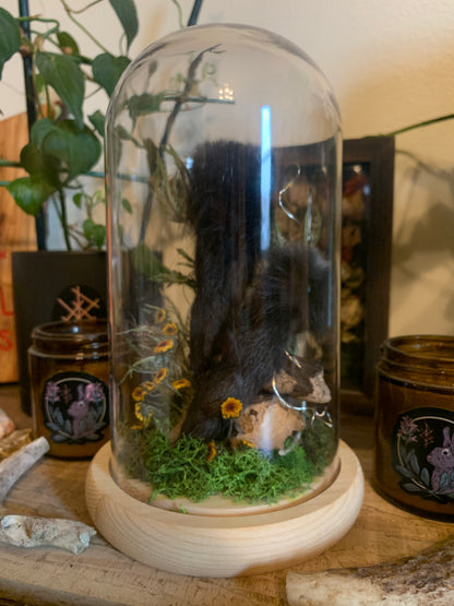 large rabbit feet forager light up dome