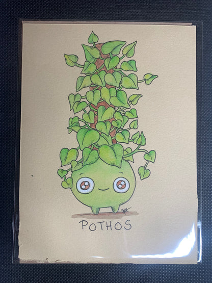 house plant buddy illustrations