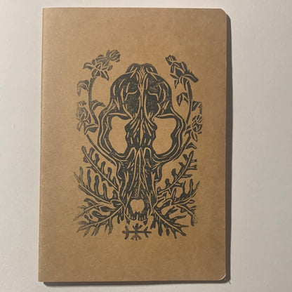 Hand printed notebook