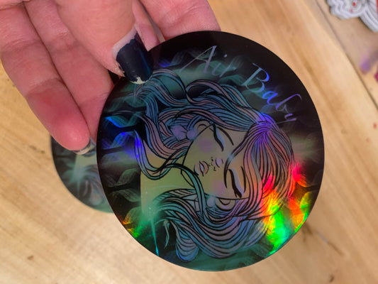 Large element bb holographic sticker