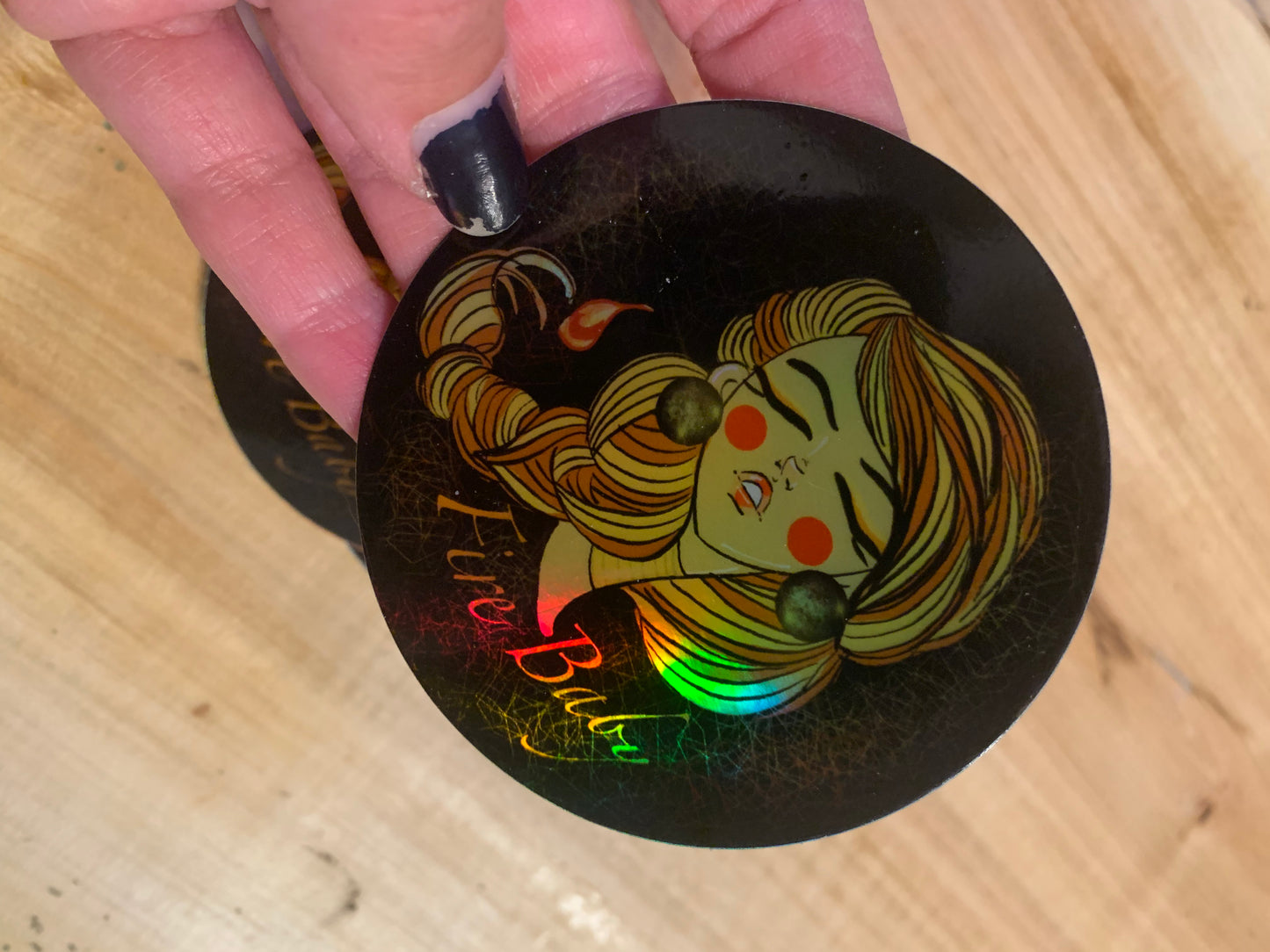 Large element bb holographic sticker