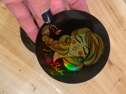 Large element bb holographic sticker