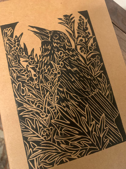 Hand printed notebook