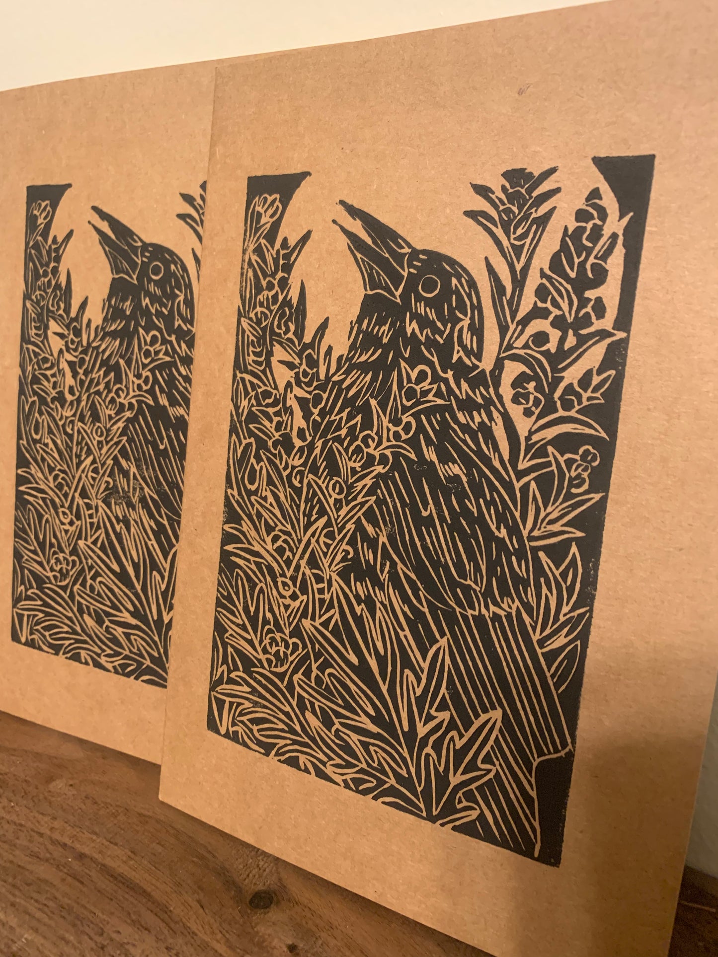Hand printed notebook