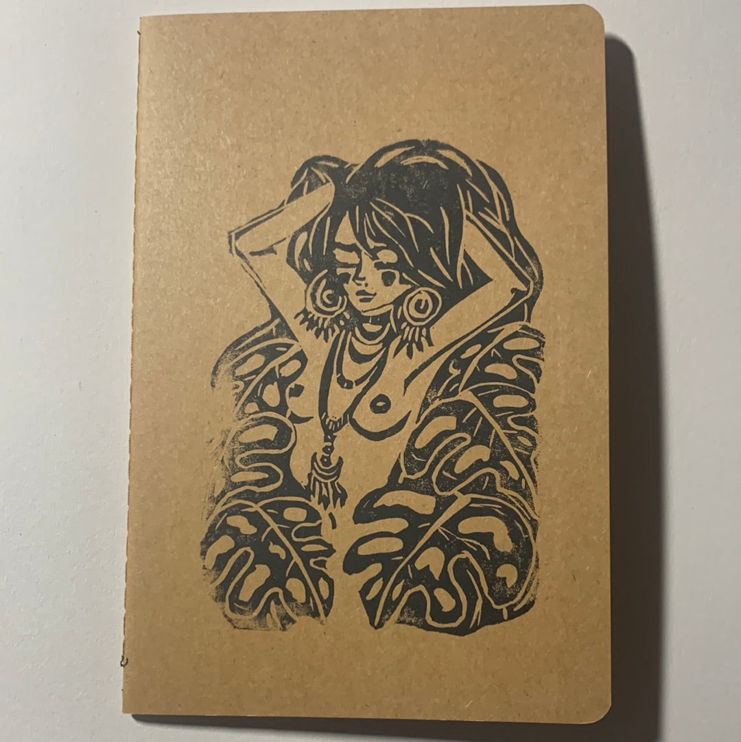 Hand printed notebook