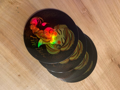 Large element bb holographic sticker