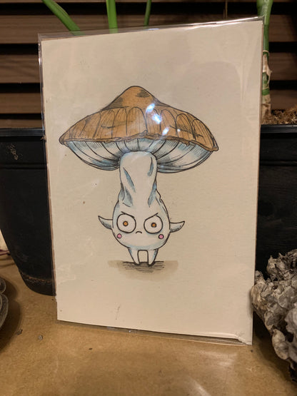 Fungi friends illustrations