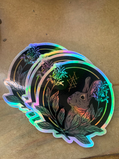 Sage rabbit sticker