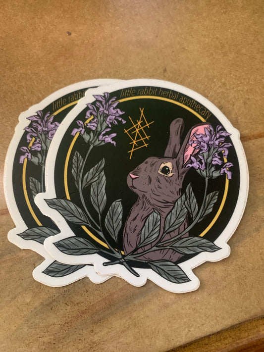 Sage rabbit sticker