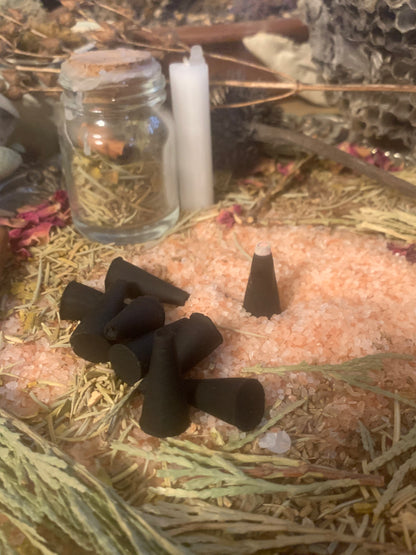 Charcoal incense cones