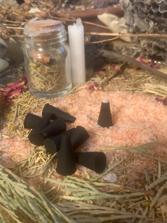 Charcoal incense cones