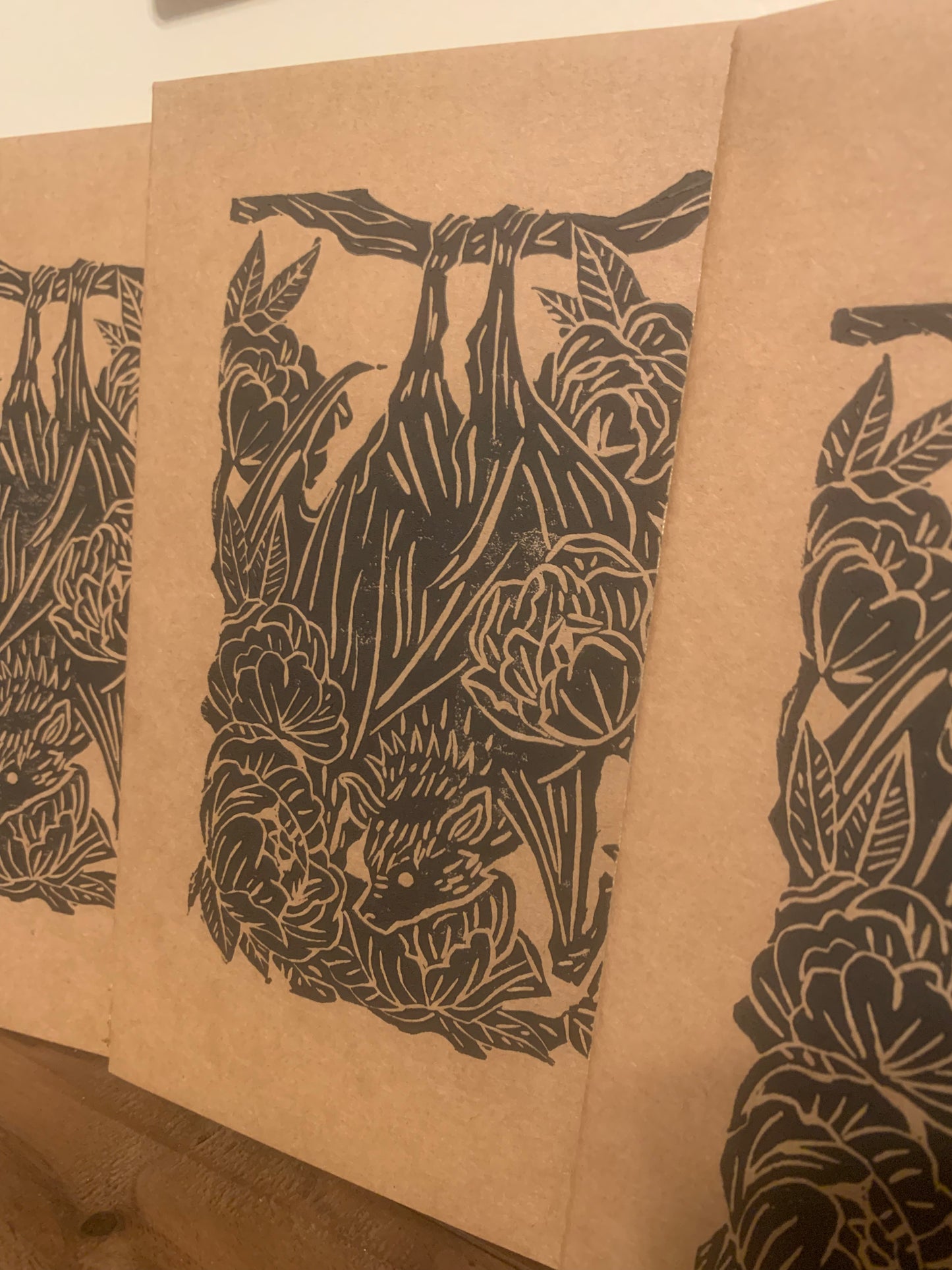 Hand printed notebook