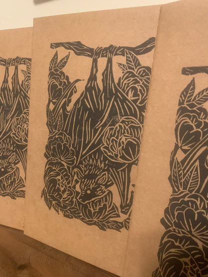 Hand printed notebook