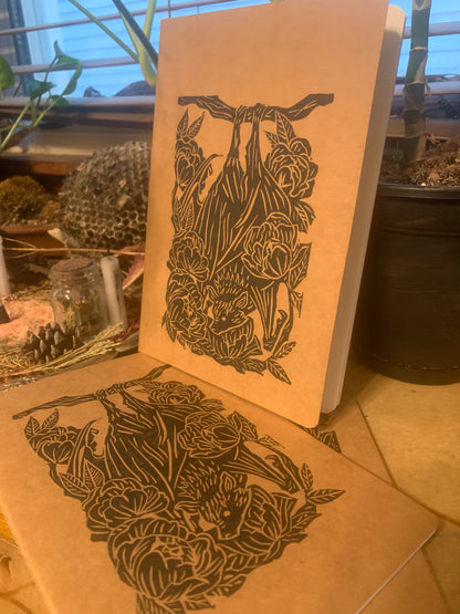 Hand printed notebook