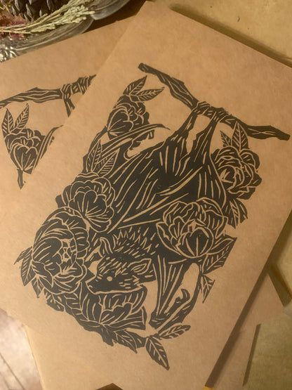 Hand printed notebook