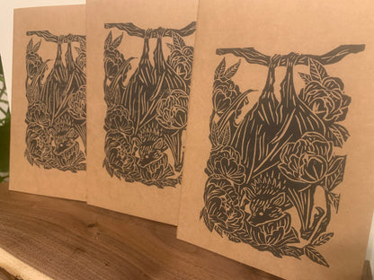 Hand printed notebook
