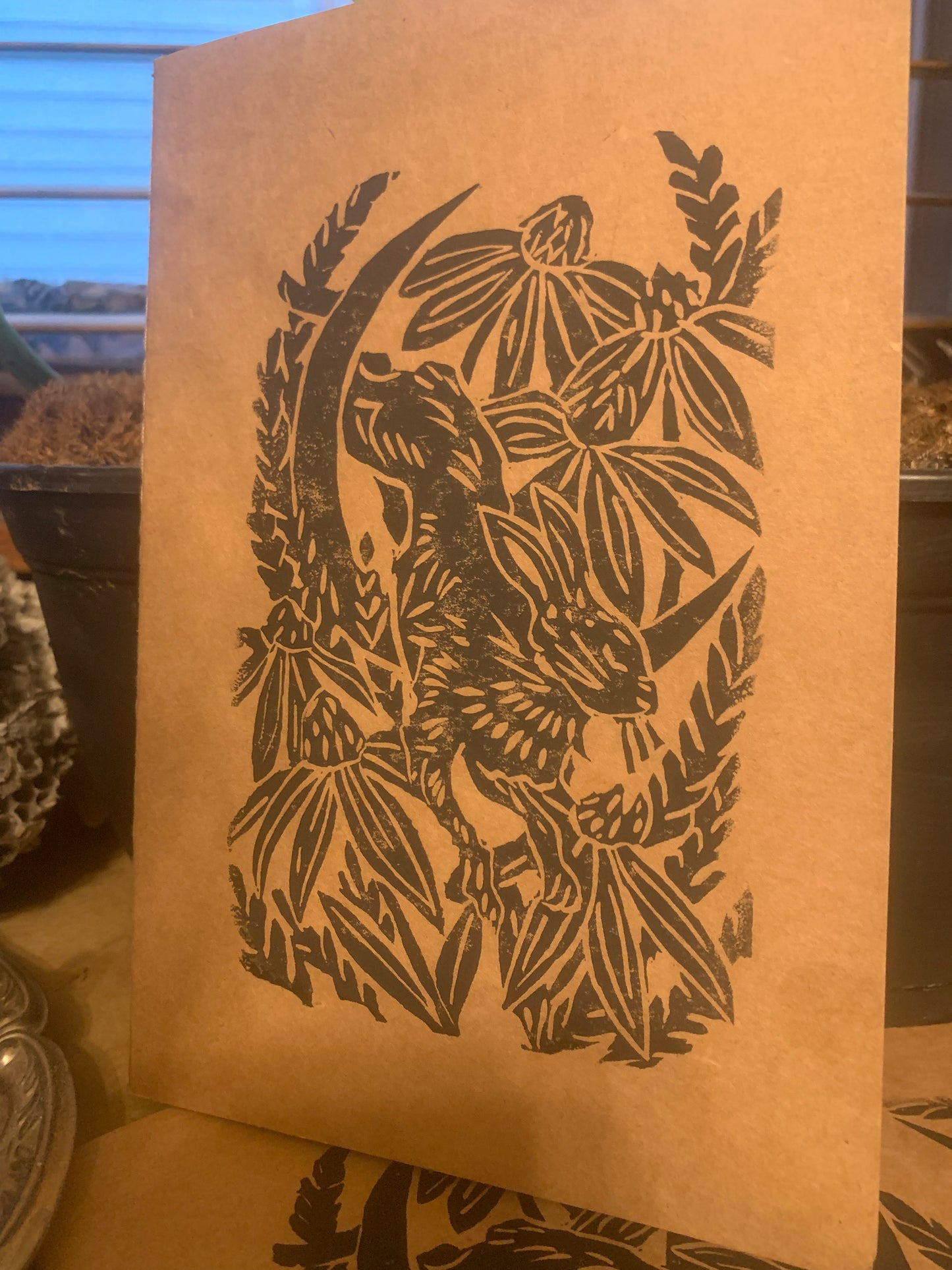 Hand printed notebook