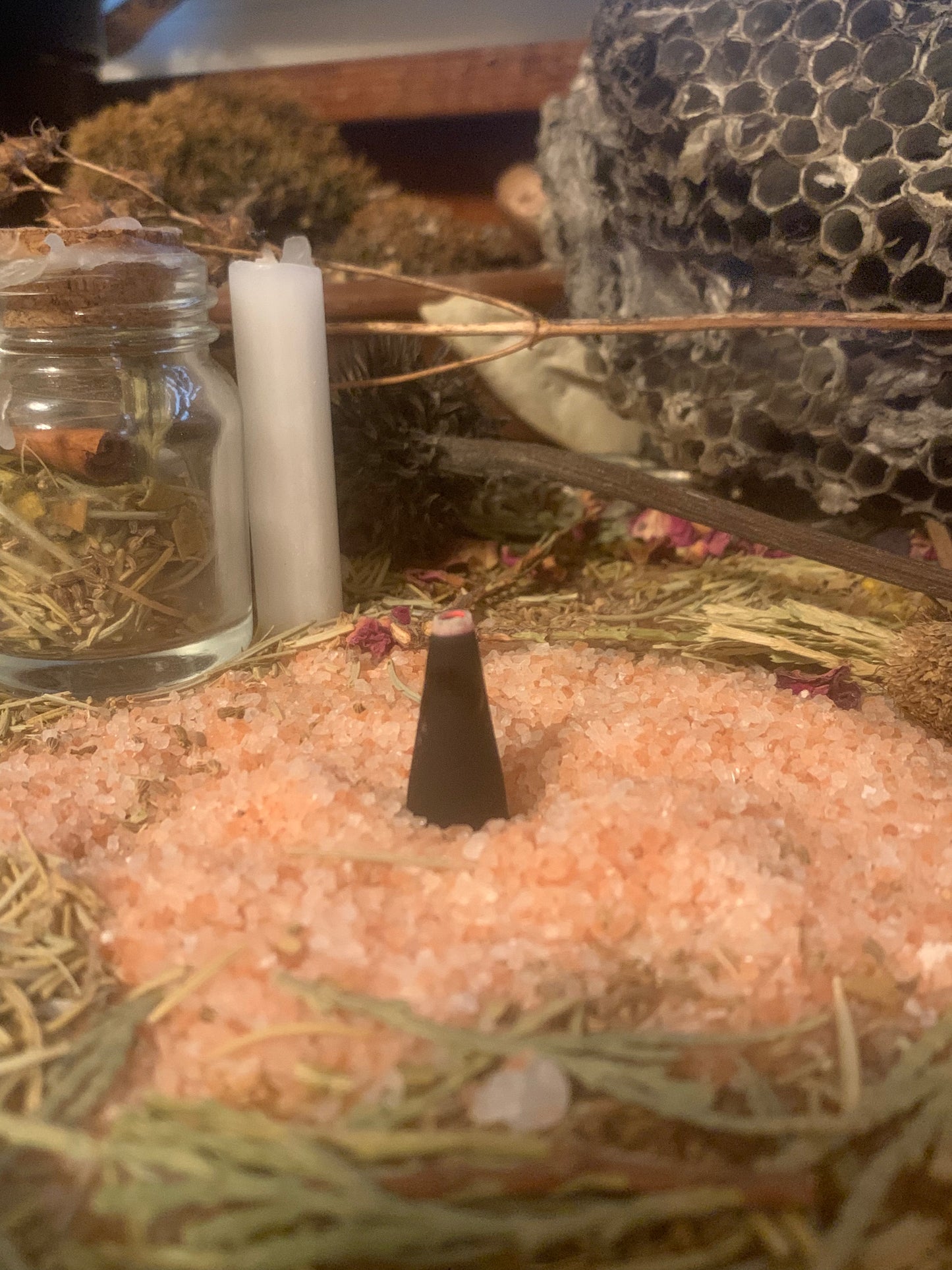 Charcoal incense cones